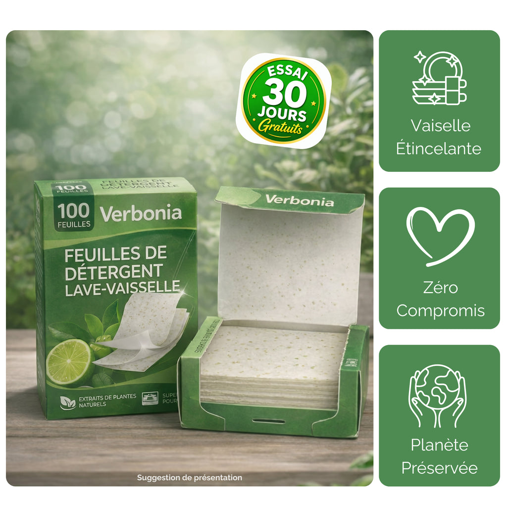 Feuilles Nettoyantes Lave-vaisselle